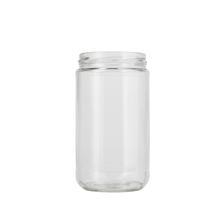 4 oz. Clear Glass Round Spice Jars (48-485)