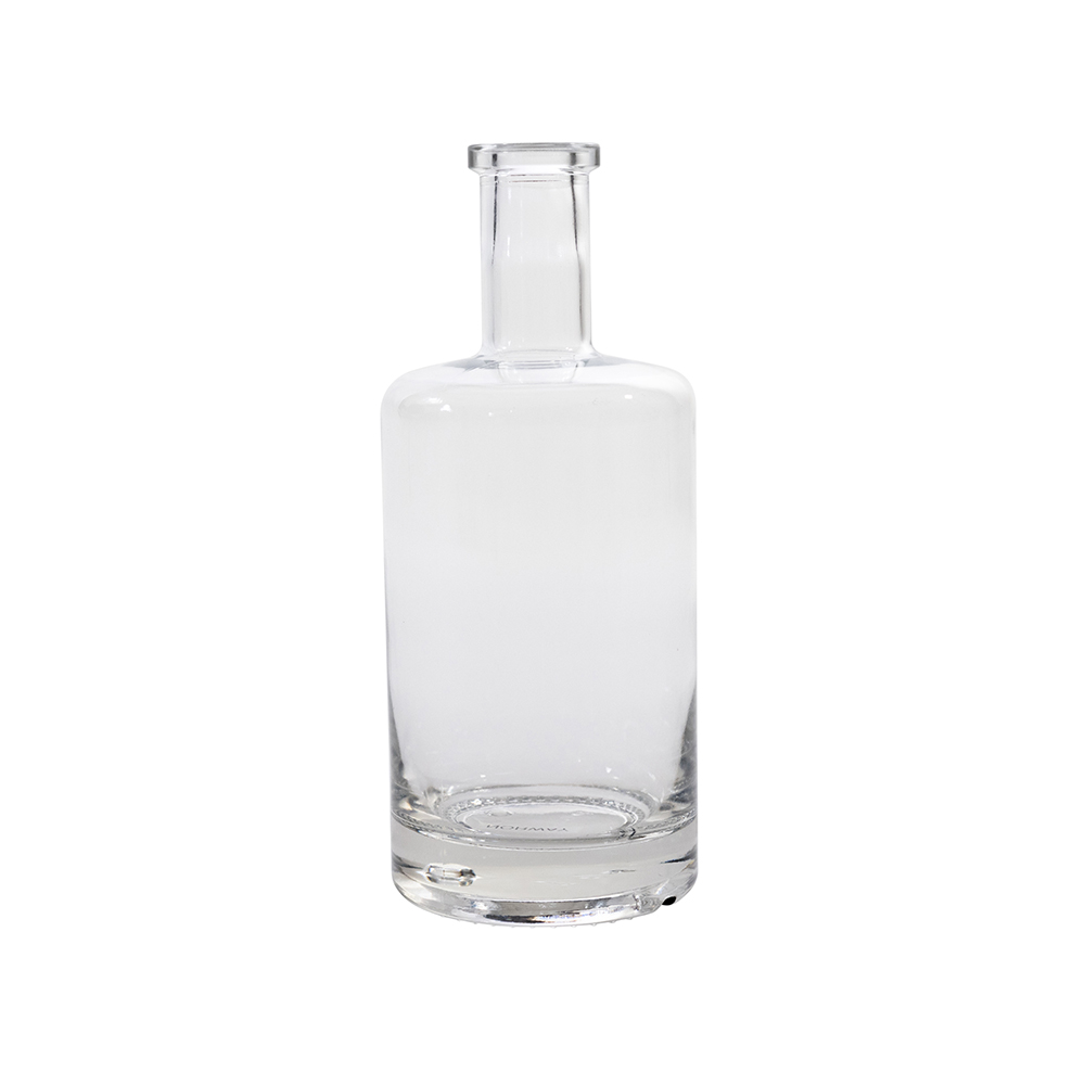 375ml (12.7oz) Flint (Clear) Nordic Spirits Round Glass Bottle - 28-400 Neck