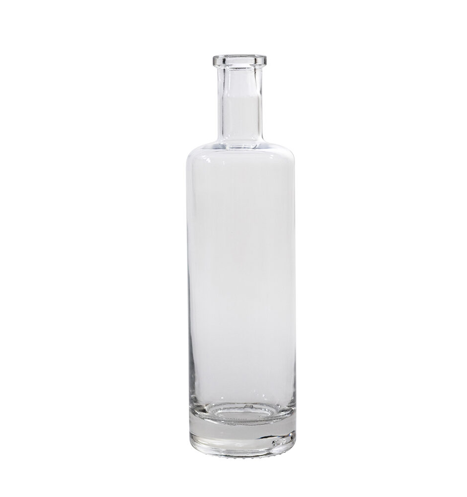 12 oz Clear Glass Jar 70-2035 Lug Neck Finish, Round Base