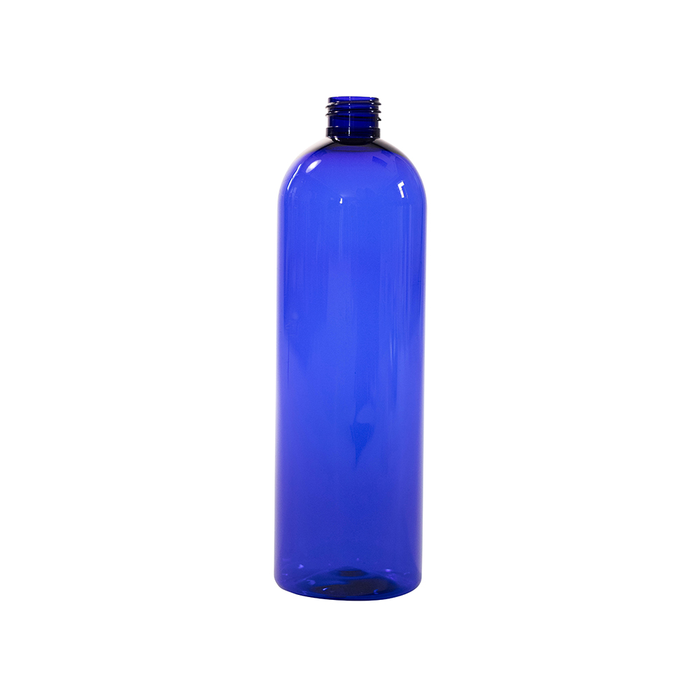 16oz PET Bullet Bottle 28-400 Cobalt