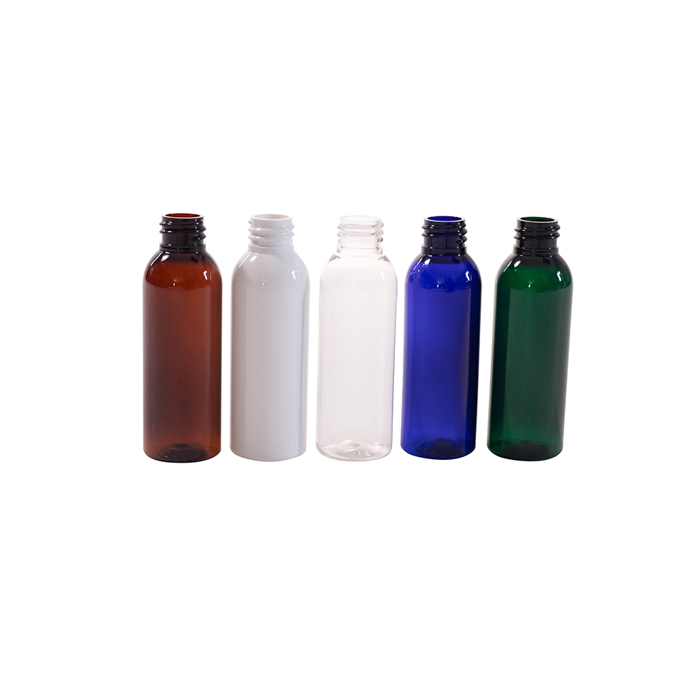 2oz PET Bullet Bottle 20-400 Clear, Amber, Green, Cobalt, White