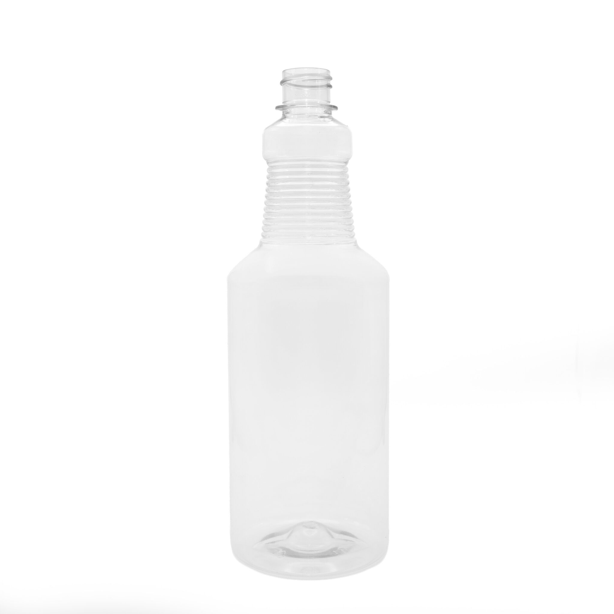 32OZ CLEAR PET RIBBED CARAFE