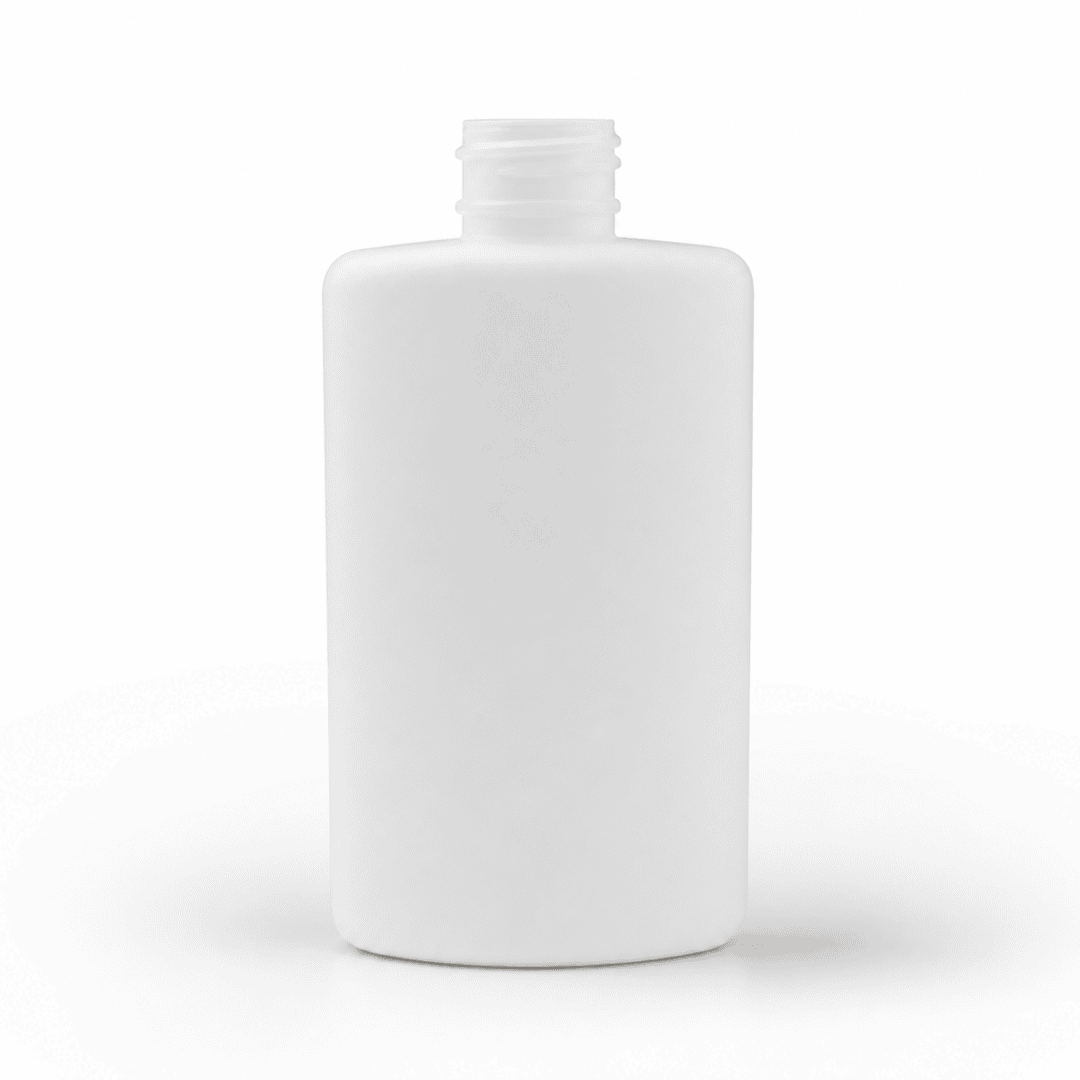 4OZ FLAT OVAL BOTTLE