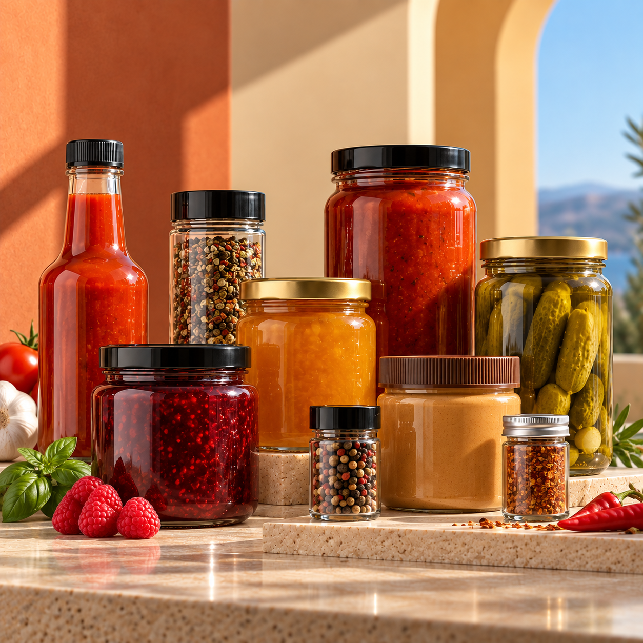 Food-Grade Jars & Containers