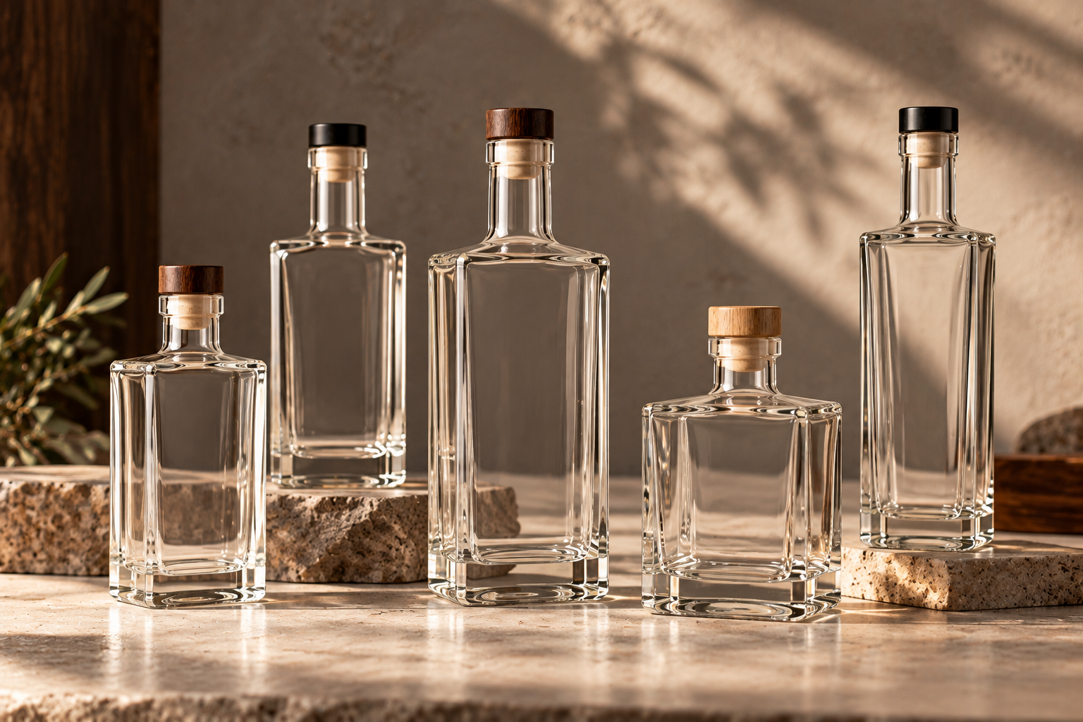Square Bottles
