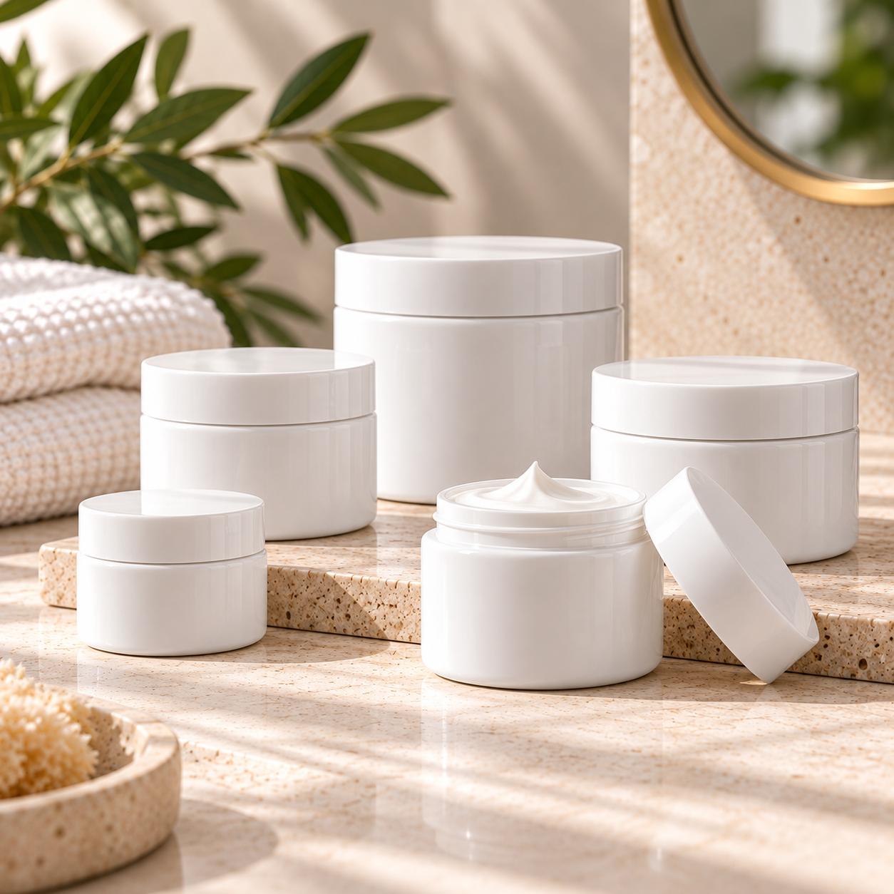 Cream Jars